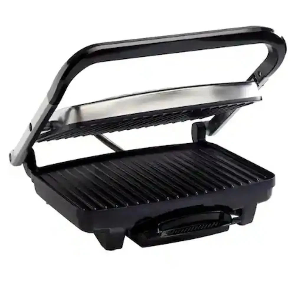 Hamilton Beach Panini Press Indoor Grill Stainless Steel Sandwich Maker New